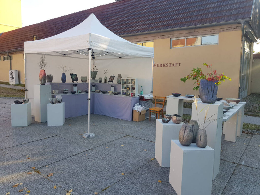 Jürgen Stahmann Marktstand Ausstellung Keramiker