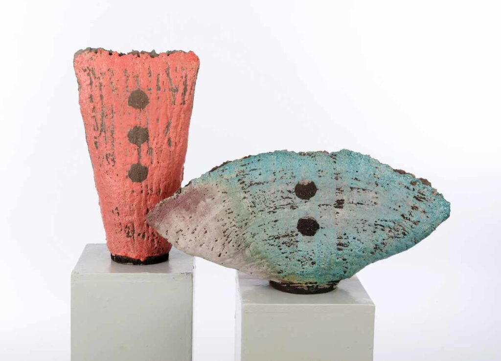 Vasen Raku Keramik Jürgen Stahmann